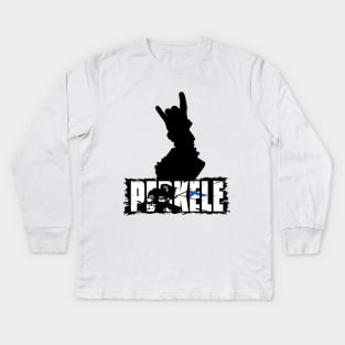 Finland Land of Perkele Kids Long Sleeve T-Shirt